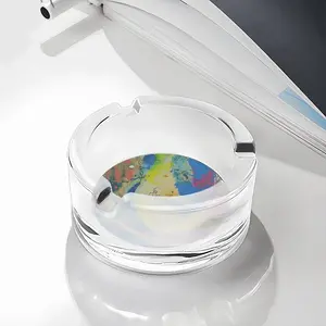 The Spaceship Glass Ashtray