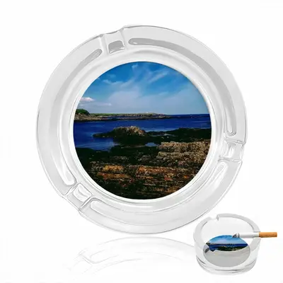 Coastal View Fom Staxigoe Glass Ashtray