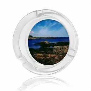 Coastal View Fom Staxigoe Glass Ashtray