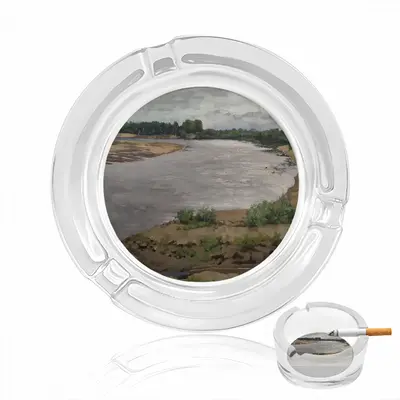 Summer On The Sysola River Glass Ashtray