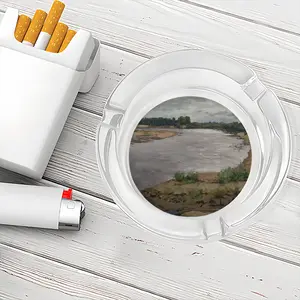 Summer On The Sysola River Glass Ashtray