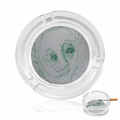 How Are You? Glass Ashtray