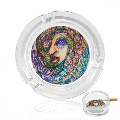 Co-Existence Glass Ashtray