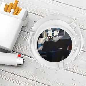 Black Glass Ashtray