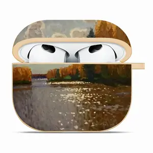 Autumn On Volga Airpods 3 Case (Hard Shell, Golden)