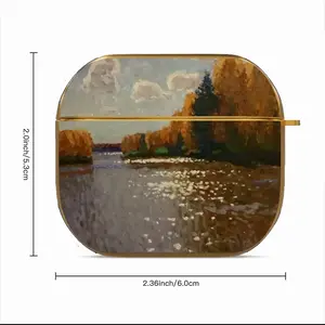 Autumn On Volga Airpods 3 Case (Hard Shell, Golden)