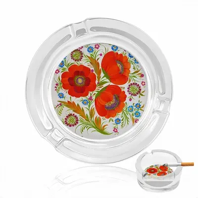 Summer Is Coming Glass Ashtray