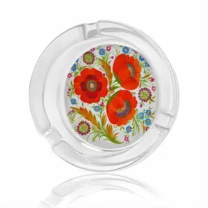 Summer Is Coming Glass Ashtray