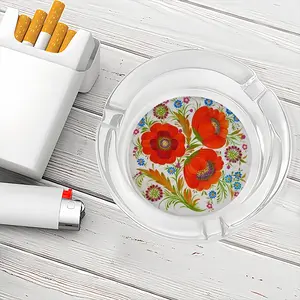 Summer Is Coming Glass Ashtray