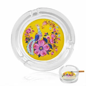 Passion And Love Glass Ashtray