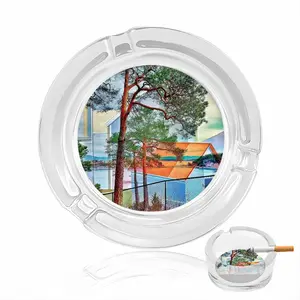 Deep Breath Glass Ashtray