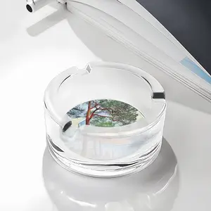 Deep Breath Glass Ashtray