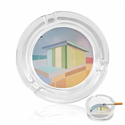 Color Rhytm Glass Ashtray