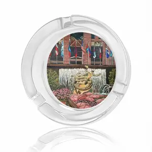 Rockefeller Center New York City Glass Ashtray