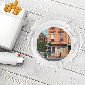 #6Th Avenue Restaurant New York City Glass Ashtray