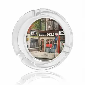 Landmark Deli New York City Glass Ashtray