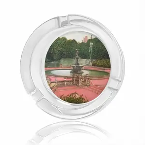 Bethesda Fountain Central Park New York City Glass Ashtray