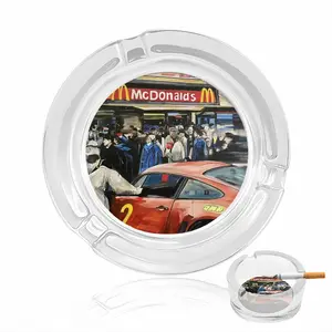 First Mcdonalds In Russia Glass Ashtray