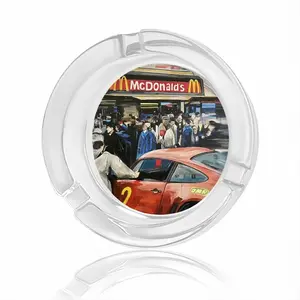 First Mcdonalds In Russia Glass Ashtray