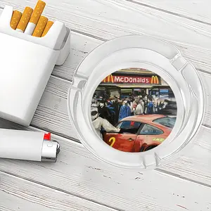 First Mcdonalds In Russia Glass Ashtray