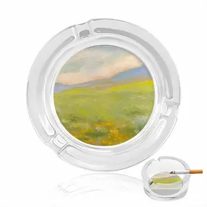 Flower Field Glass Ashtray