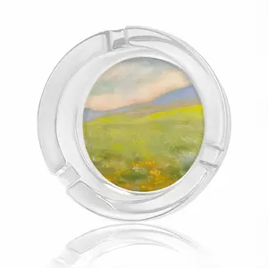 Flower Field Glass Ashtray