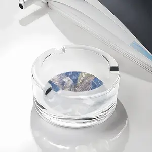 Eagle Scratch Glass Ashtray