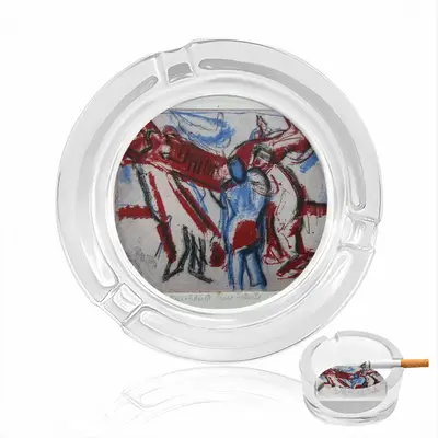 Smithfield Meat Market Glass Ashtray