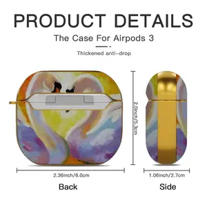 Swan Song Airpods 3 Case (Hard Shell, Golden)