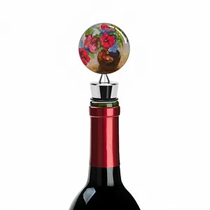 Red And Blue Wine Bottle Stoppers