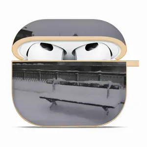 Winter In Paris From Arcole Bridge Airpods 3 Case (Hard Shell, Golden)