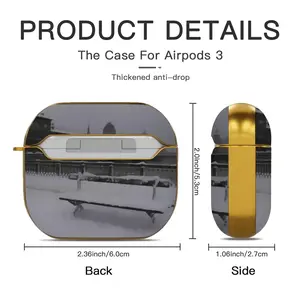 Winter In Paris From Arcole Bridge Airpods 3 Case (Hard Shell, Golden)