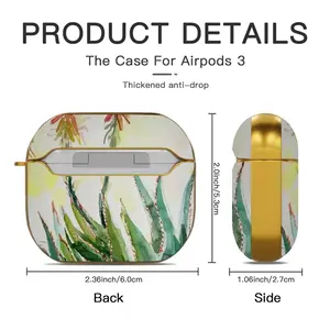 Aloe Airpods 3 Case (Hard Shell, Golden)