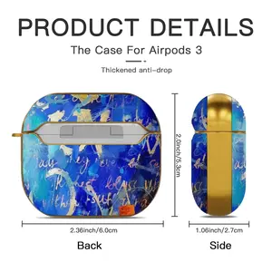 Om Airpods 3 Case (Hard Shell, Golden)