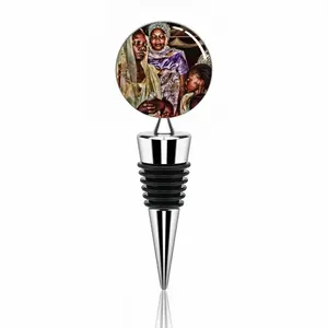 The Nubian Bride 6 Wine Bottle Stoppers