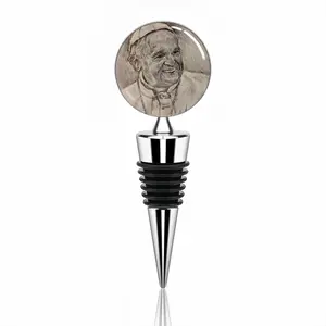 Pope Francis Portrait Wine Bottle Stoppers