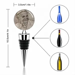 Pope Francis Portrait Wine Bottle Stoppers