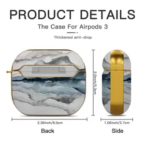 Clarity Airpods 3 Case (Hard Shell, Golden)