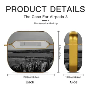 East View From Holborn Head Airpods 3 Case (Hard Shell, Golden)