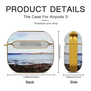 End Of Dunnet Bay Airpods 3 Case (Hard Shell, Golden)