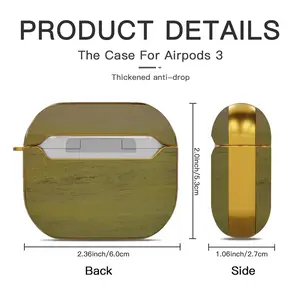 Apples And Pears Airpods 3 Case (Hard Shell, Golden)