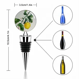 Lemon Branch Wine Bottle Stoppers