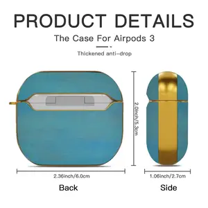 Aqua Illusion Airpods 3 Case (Hard Shell, Golden)