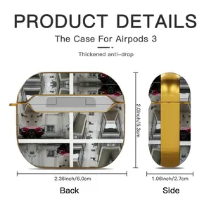 Car Airpods 3 Case (Hard Shell, Golden)