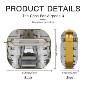 Car 2 Airpods 3 Case (Hard Shell, Golden)