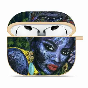 Blue Flame Fashion Interior Gift Idea Airpods 3 Case (Hard Shell, Golden)