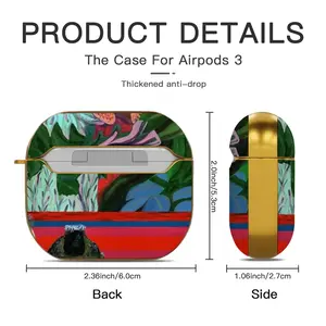 Apes In The River 2S On Airpods 3 Case (Hard Shell, Golden)