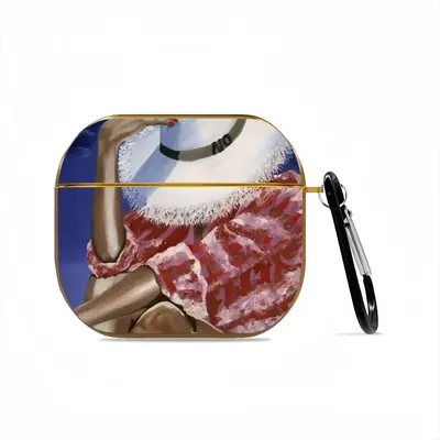 No Means Airpods 3 Case (Hard Shell, Golden)