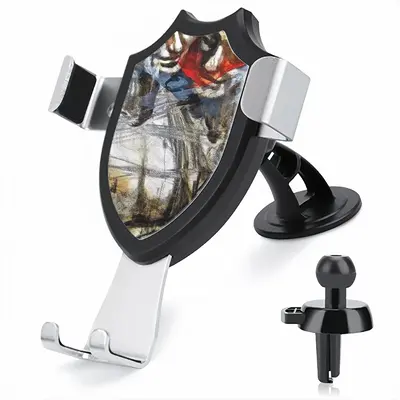 Virgin With Child And St Anne Car Phone Mount Holder