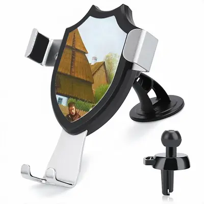 Klezmers In Shtetl Car Phone Mount Holder